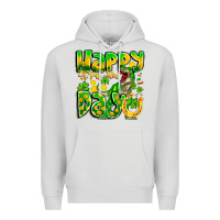 Dove Grey Happy St Patricks Rex Day Premium Hoodie - CowhideDigitalArt