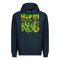 Navy Happy St Patricks Rex Day Premium Hoodie - CowhideDigitalArt