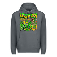 Rock Happy St Patricks Rex Day Premium Hoodie - CowhideDigitalArt