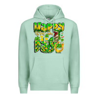 Seafoam Happy St Patricks Rex Day Premium Hoodie - CowhideDigitalArt
