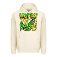 Tofu Happy St Patricks Rex Day Premium Hoodie - CowhideDigitalArt
