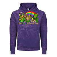 Cloud Purple Peace love St. Patrick's Day Vintage Hoodie - OliviaCreatesArt