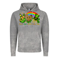 Cloud Rock Peace love St. Patrick's Day Vintage Hoodie - OliviaCreatesArt