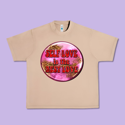 Self Love Is The Best Love Olivia Urban Heavy Tee Designed By Oliviacreatesart