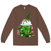 Chestnut Western Cactus Cold Frappe Long Sleeve Tee - FaDigitalArtStudio