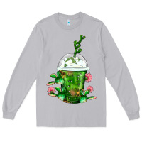 Moon Dust Western Cactus Cold Frappe Long Sleeve Tee - FaDigitalArtStudio