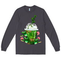 Smoke Western Cactus Cold Frappe Long Sleeve Tee - FaDigitalArtStudio