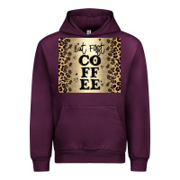 Mauve Wine but first coffee Urban Hoodie - JahusDesignShop