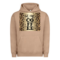 Pigment Burro but first coffee Urban Hoodie - JahusDesignShop