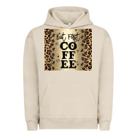 Pigment French Oak but first coffee Urban Hoodie - JahusDesignShop