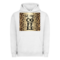 Pigment Lunar Rock but first coffee Urban Hoodie - JahusDesignShop