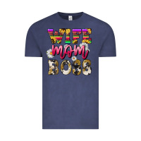 Vintage Denim Wife mom boss daisy Mother's Day Vintage Tee - HowdyJamesFarm