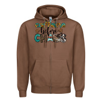 Chestnut western caffeine before chaos Zipper Hoodie - BarkalooDesign