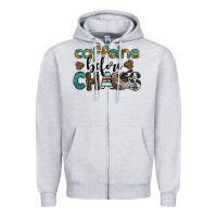 Western Caffeine Before Chaos Zipper Hoodie | Teevron