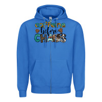 True Royal western caffeine before chaos Zipper Hoodie - BarkalooDesign