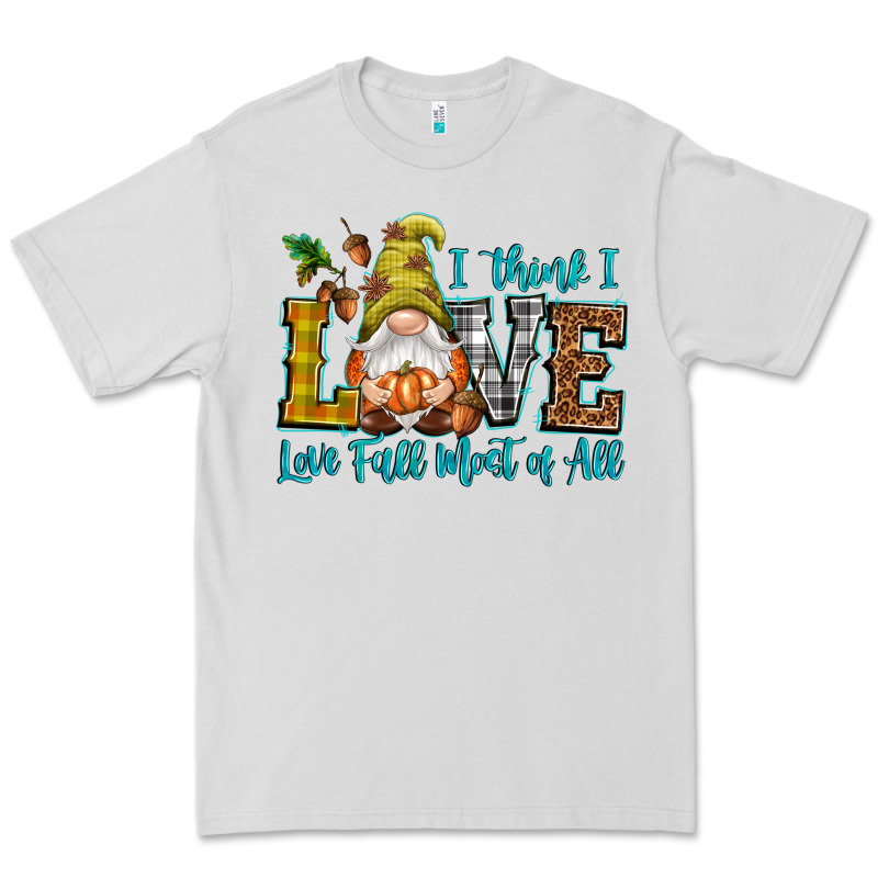 I Think I Love Fall Most Of All Premium Tee by NancyCooperArtShop | Teevron