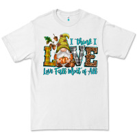 White I think i love Fall most of all Premium Tee - NancyCooperArtShop