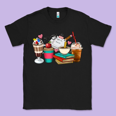 Teacher Coffee Cups Classic Tee Designed By Artiststas