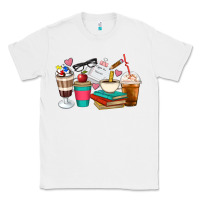 White Teacher Coffee Cups Classic Tee - Artiststas