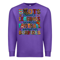 Purple boots flannels Premium Sweatshirt - AdoDesignShop