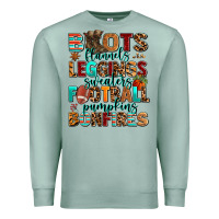 Seafoam boots flannels Premium Sweatshirt - AdoDesignShop