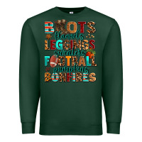 Sports Green boots flannels Premium Sweatshirt - AdoDesignShop