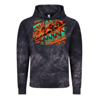 Cloud Black western aztec background pattern Vintage Hoodie - OliviaCreatesArt