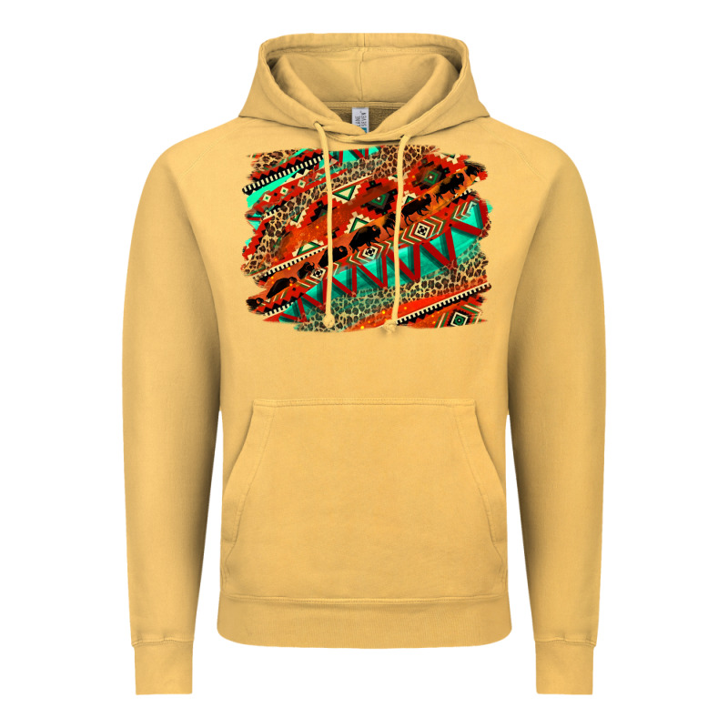 Western Aztec Background Pattern Vintage Hoodie by OliviaCreatesArt | Teevron