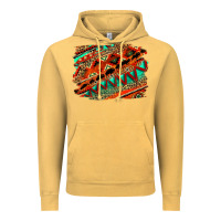 Vintage Mustard western aztec background pattern Vintage Hoodie - OliviaCreatesArt