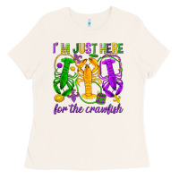 Bone I'm just here for the Crawfish Ladies Tee - HowdyJamesFarm