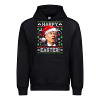 Black Santa Joe Biden Happy Easter Ugly Christmas Urban Hoodie - maiPhamDesign