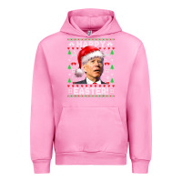 Fuchsia Pink Santa Joe Biden Happy Easter Ugly Christmas Urban Hoodie - maiPhamDesign