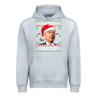 Heather Grey Santa Joe Biden Happy Easter Ugly Christmas Urban Hoodie - maiPhamDesign