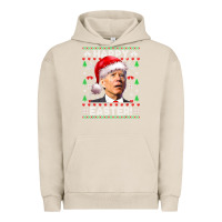 Pigment French Oak Santa Joe Biden Happy Easter Ugly Christmas Urban Hoodie - maiPhamDesign