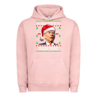 Pigment Salmon Santa Joe Biden Happy Easter Ugly Christmas Urban Hoodie - maiPhamDesign