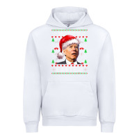 White Santa Joe Biden Happy Easter Ugly Christmas Urban Hoodie - maiPhamDesign