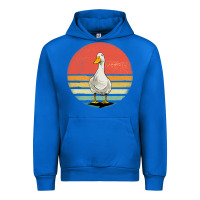 Cobalt Retro Vintage Duck Urban Hoodie - maiPhamDesign