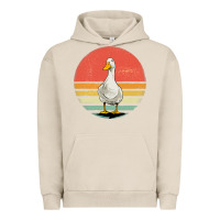 Pigment French Oak Retro Vintage Duck Urban Hoodie - maiPhamDesign