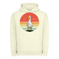 Pigment Pistachio Retro Vintage Duck Urban Hoodie - maiPhamDesign