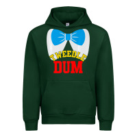 Forest Green tweedle dee dum funny matching halloween costume for couples premium t Urban Hoodie - maiPhamDesign