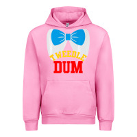 Fuchsia Pink tweedle dee dum funny matching halloween costume for couples premium t Urban Hoodie - maiPhamDesign