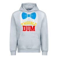 Heather Grey tweedle dee dum funny matching halloween costume for couples premium t Urban Hoodie - maiPhamDesign