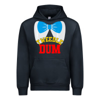 Navy tweedle dee dum funny matching halloween costume for couples premium t Urban Hoodie - maiPhamDesign