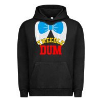 Pigment Black tweedle dee dum funny matching halloween costume for couples premium t Urban Hoodie - maiPhamDesign