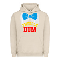 Pigment French Oak tweedle dee dum funny matching halloween costume for couples premium t Urban Hoodie - maiPhamDesign