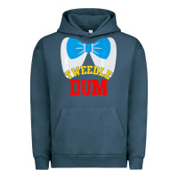 Pigment Midnight Navy tweedle dee dum funny matching halloween costume for couples premium t Urban Hoodie - maiPhamDesign