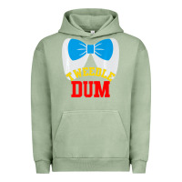 Pigment Oil Green tweedle dee dum funny matching halloween costume for couples premium t Urban Hoodie - maiPhamDesign