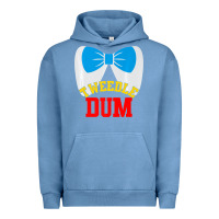 Pigment Pebble Blue tweedle dee dum funny matching halloween costume for couples premium t Urban Hoodie - maiPhamDesign