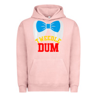 Pigment Salmon tweedle dee dum funny matching halloween costume for couples premium t Urban Hoodie - maiPhamDesign