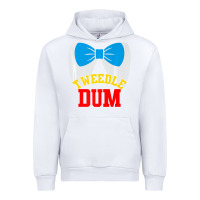 White tweedle dee dum funny matching halloween costume for couples premium t Urban Hoodie - maiPhamDesign